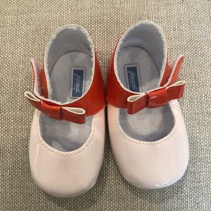 Jacadi Paris Red & Pink Patent Shoes, Size 20 EU (6-12 months)
